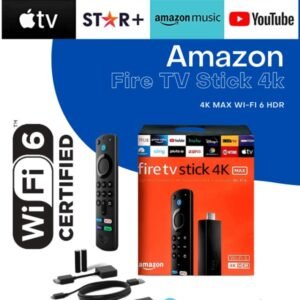 AMAZON FIRE TV STICK 4K MAX WI-FI 6 HDR 3º GERAÇÃO