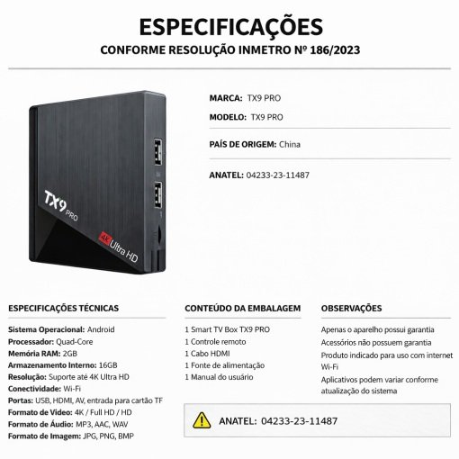 Smart Tanix TX9 Pro 10K 1GB 8GB All Winner H6 II