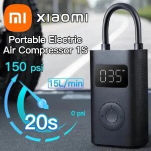 Bomba de ar Xiaomi 1S compressor de ar elétrico, insuflador multitool para bicicleta pneu carro automotivo LED, original, novo