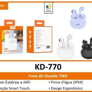 FONE BLUETOOTH KAIDI V 5.0 TWS – kd-770