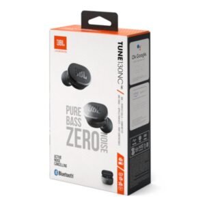FONE JBL TUNE 130 NCTTWS BT – Preto|Branco