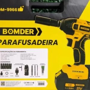 Parafusadeira De Impacto Recarregável 21V 4.0 Ah