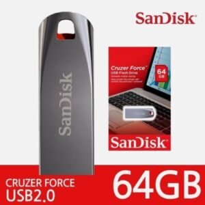Pen Drive SanDisk Cruzer Force 64Gb Metal C/Opção de Password!