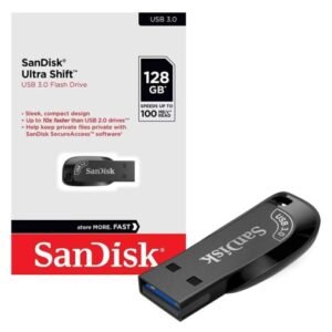 Pen Drive Sandisk Ultra Shift, USB 3.0, 128GB