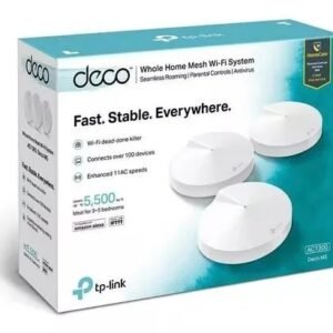 TP-Link Deco M5 Wi-Fi Mesh AC1300 – Internet Rápida, Estável e Sem Quedas em Toda a Casa