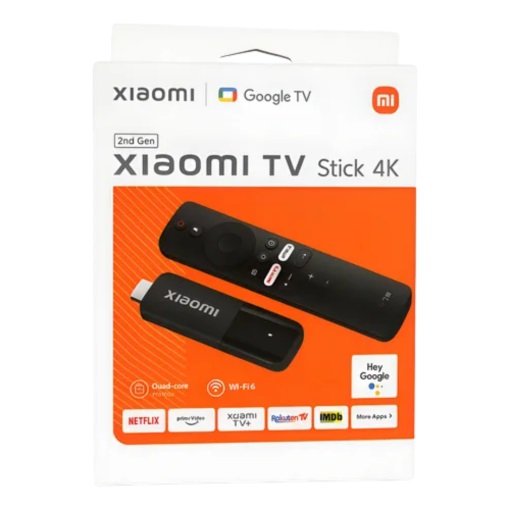 Xiaomi Tv Stick 4k 2a Geração Google Tv Controle Por Cor Branco Tipo De Controle Remoto De Voz