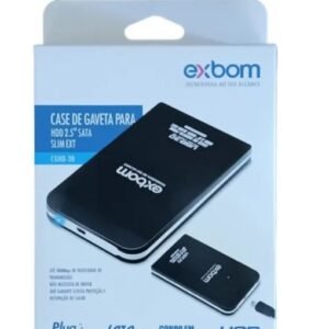 Case de Gaveta para HDD 2.5″ Sata Slim